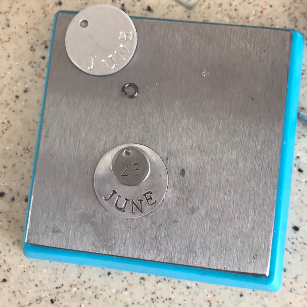 Custom month and day necklaces